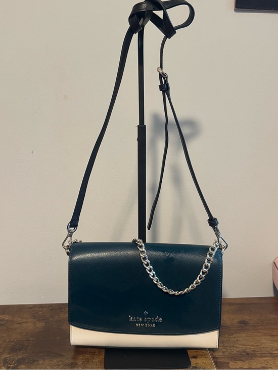kate spade Handbags - kate spade Two-Tone Dark Teal and Cream Crossbody Shoulder Bag